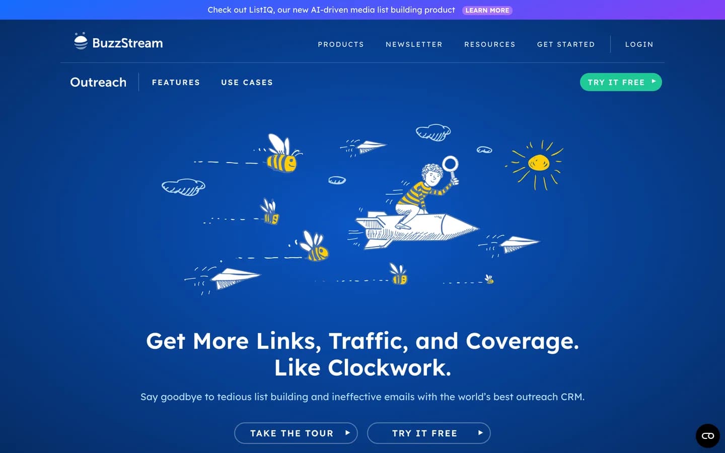 BuzzStream homepage — an outreach CRM with the lowest entry price on this list BuzzStream homepage — an outreach CRM with the lowest entry price on this list