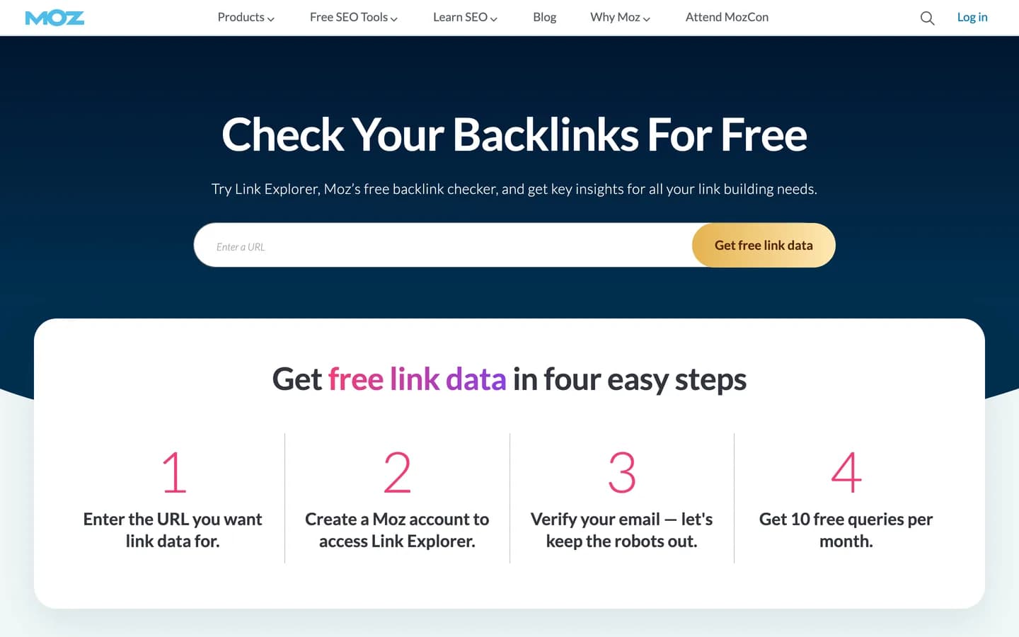 Moz Link Explorer — the home of Domain Authority, with a limited free tier Moz Link Explorer — the home of Domain Authority, with a limited free tier