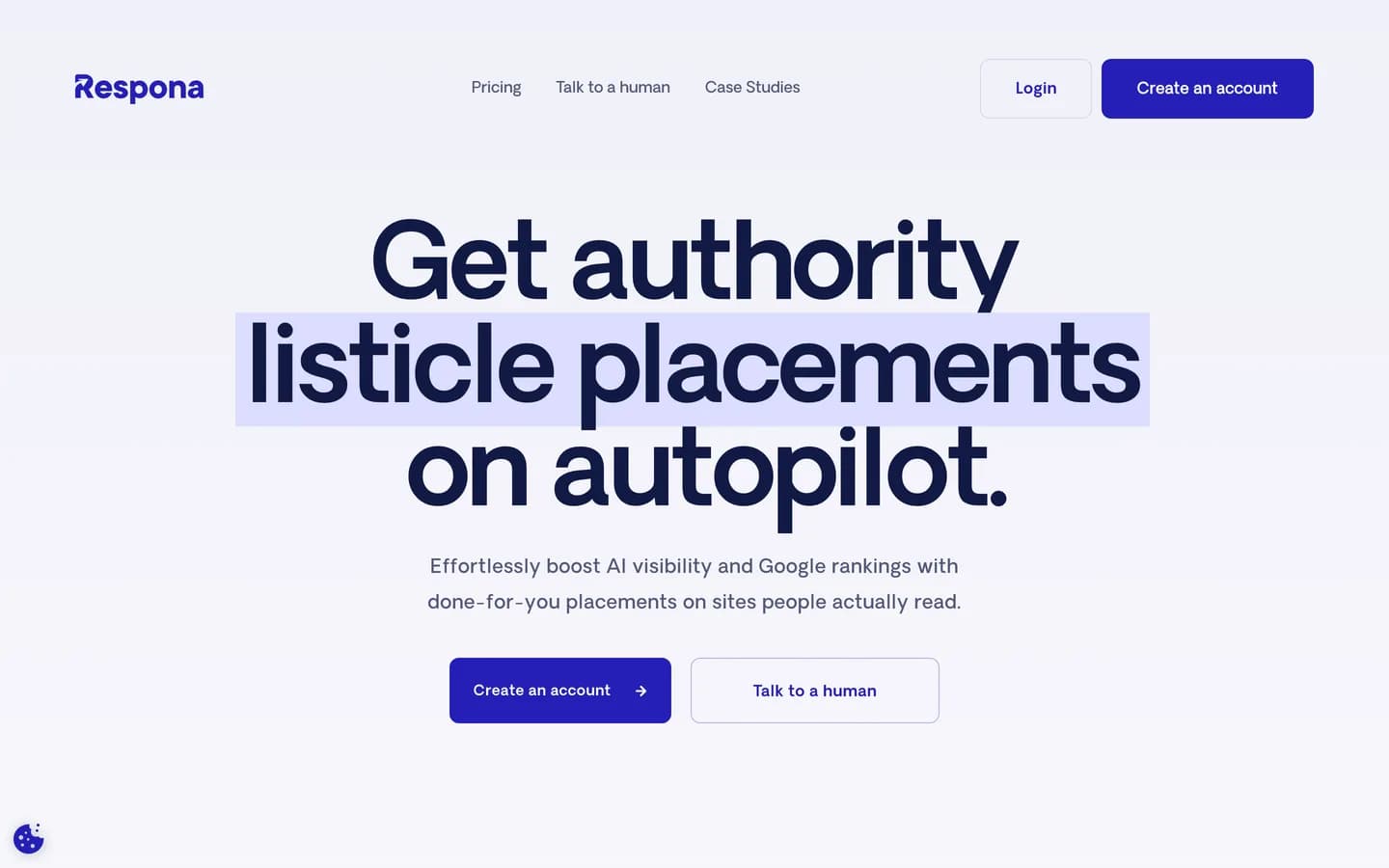 Respona homepage — managed placements, DIY outreach, and a Semrush app in one brand Respona homepage — managed placements, DIY outreach, and a Semrush app in one brand